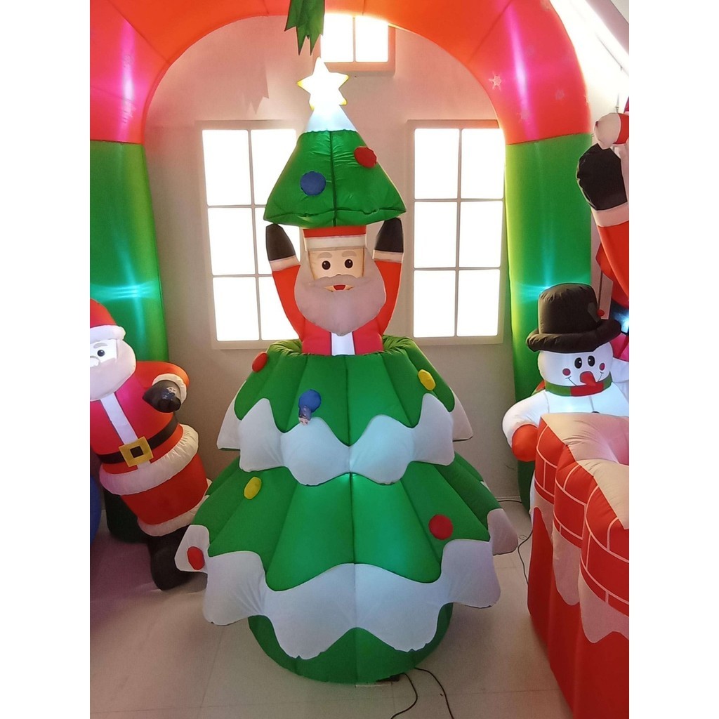 Ready Stock~Christmas Decorations Inflatable Wall Climbing Inflatable ...