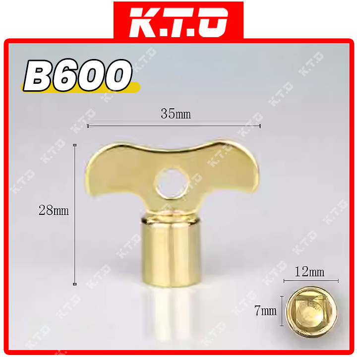 Solid Brass Radiator Key Plumbing Bleed Key Square Socket Hole Key For ...