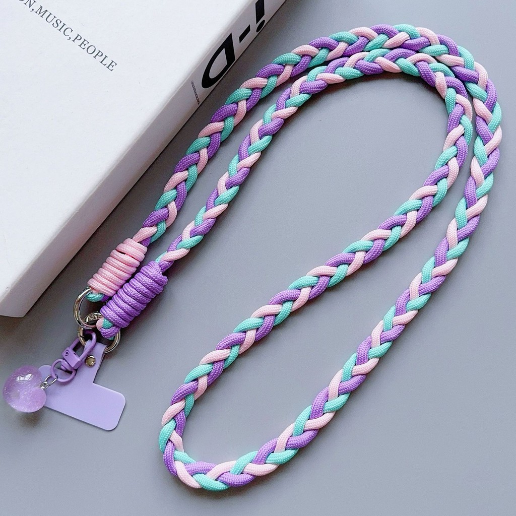 Colorful Braided Rope Fashion Diagonal Strap Rope Anti-Lost Strong ...