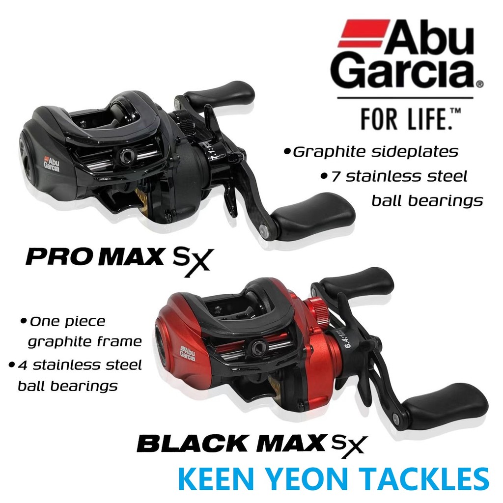 ABU GARCIA BLACK MAX SX PRO MAX SX BAITCASTING (BC) FISHING REEL - Main Image