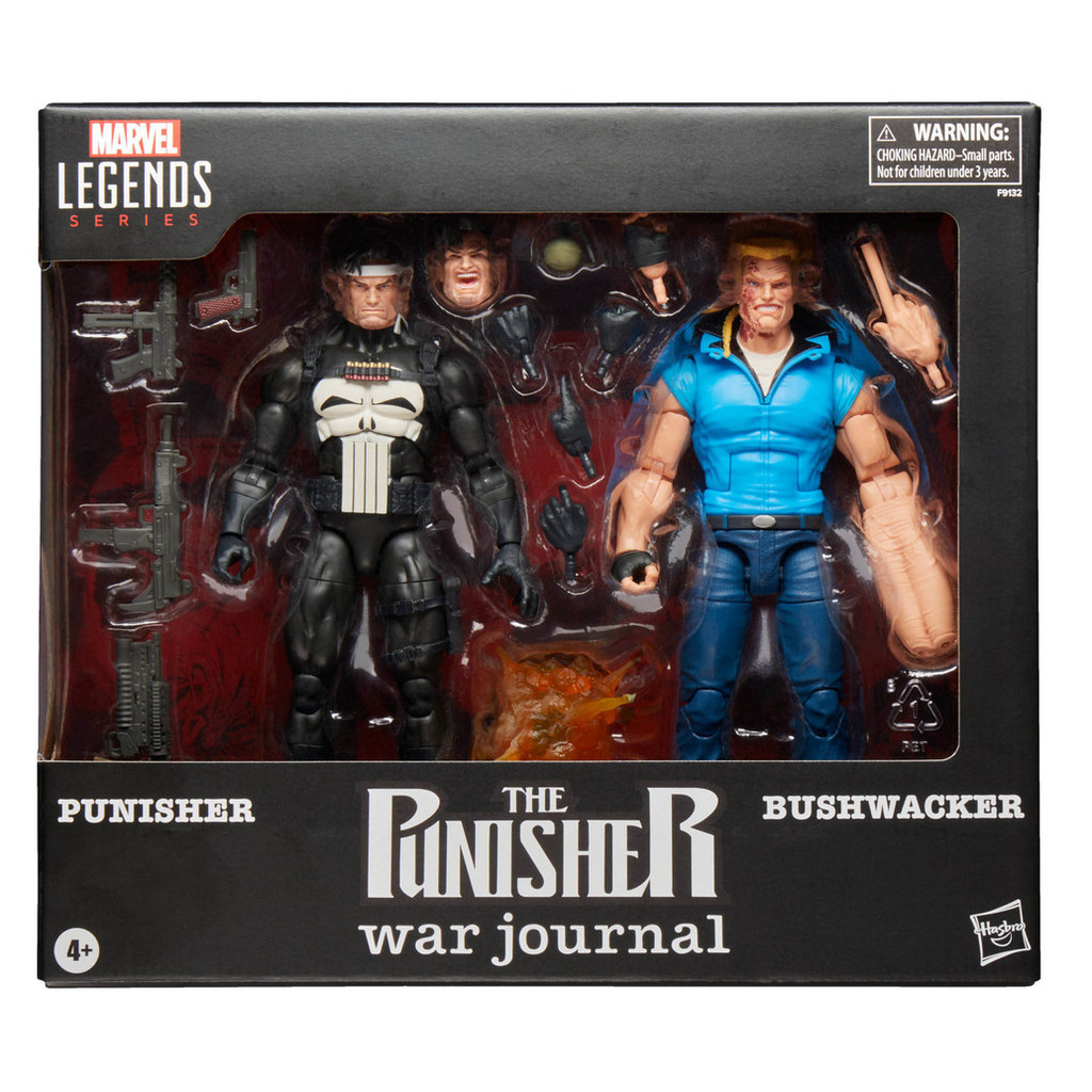 Hasbro Marvel Legends Comic Version Double Set Punisher Bushwacker 6 ...