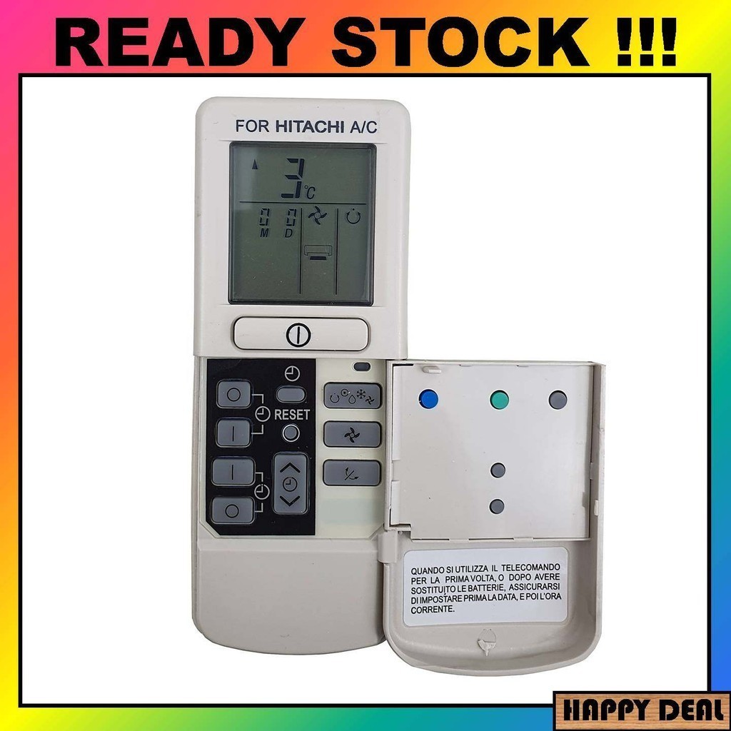HITACHI Air Cond Aircon Aircond Remote Control Replacement | Shopee ...