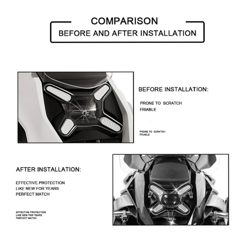 For BMW GS 1300 Accessories R1300GS R 1300 GS Motorcycle Headlight ...