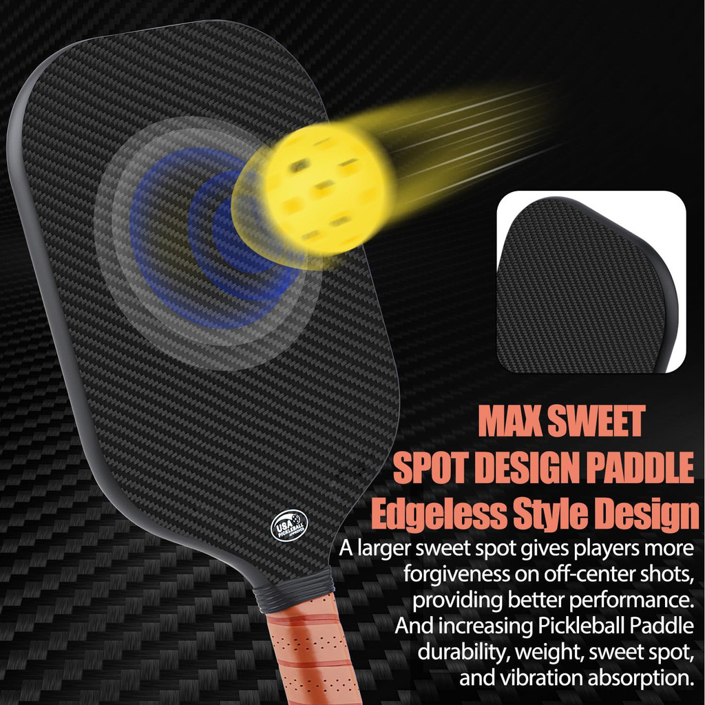 Frameless 3K Cloth Pattern Pickleball Paddle Carbon Fiber 16mm ...
