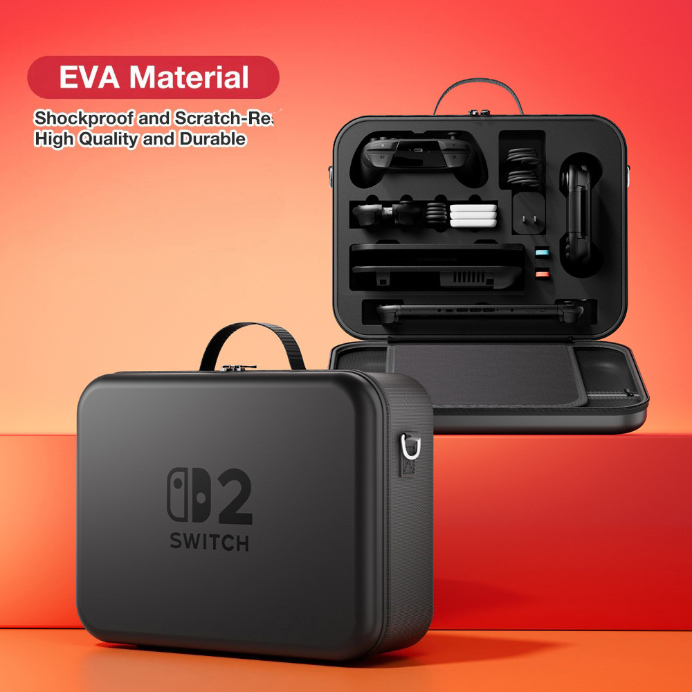 Large Carrying Case Hard Cover Shell Storage Shoulder Bag for Nintendo ...