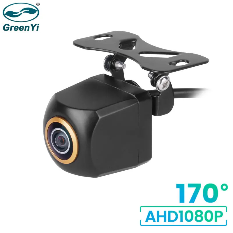 AHD/CVBS 1080P 170° Night Vision Golden Fisheye Lens Car Reverse Backup ...