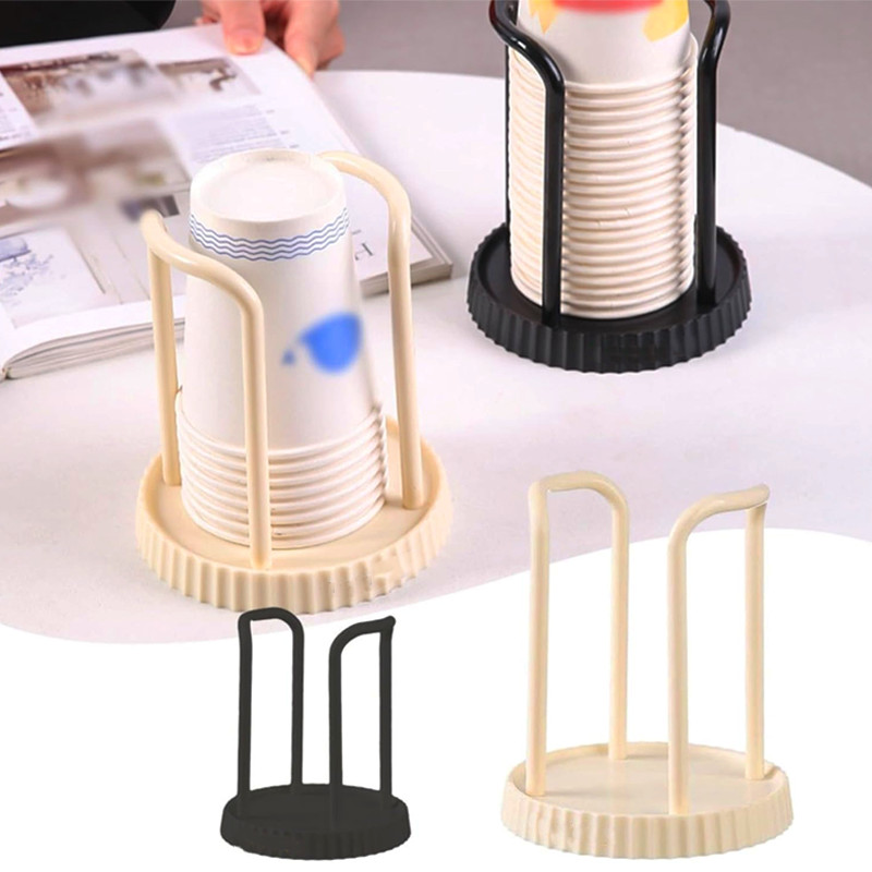 𝗤𝗨𝗜𝗖𝗞 𝗚𝗥𝗔𝗕 》Paper Cup Organizer Holder Dispenser Water Tea Cups Display ...