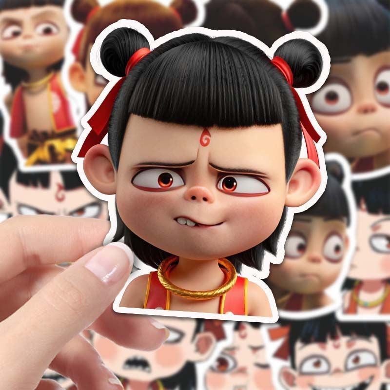 [Ready Stock] Nezha Sticker 哪吒 贴纸 表情 哪吒魔童闹海 周边 diy 手账 贴画 Emoticon Nezha ...