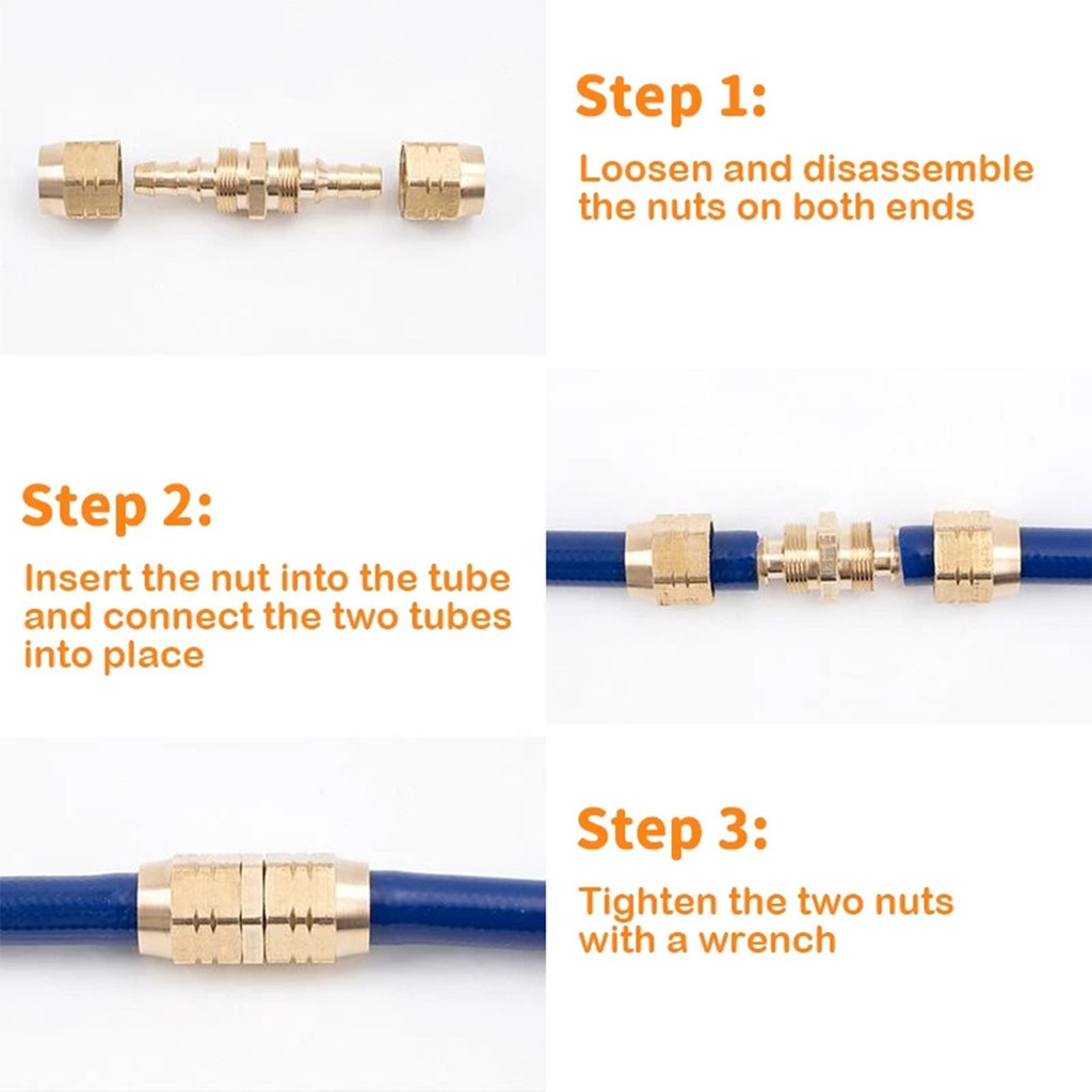 6.5mm/8.5mm Agricultural spraying pipe burst repair joint Quick ...
