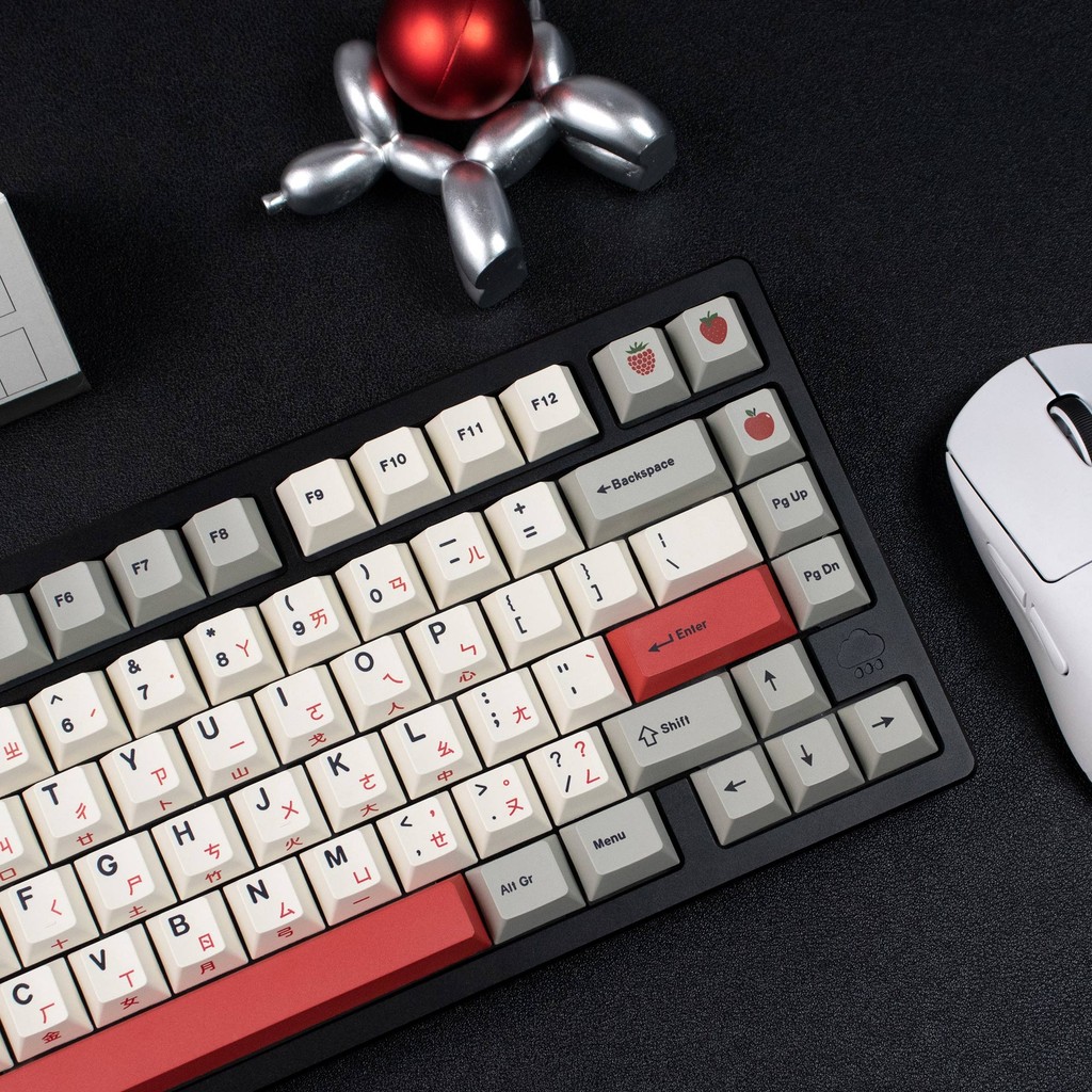 注音/仓颉 Retro keycaps Side Print PBT Cherry profile Keycap set For ...