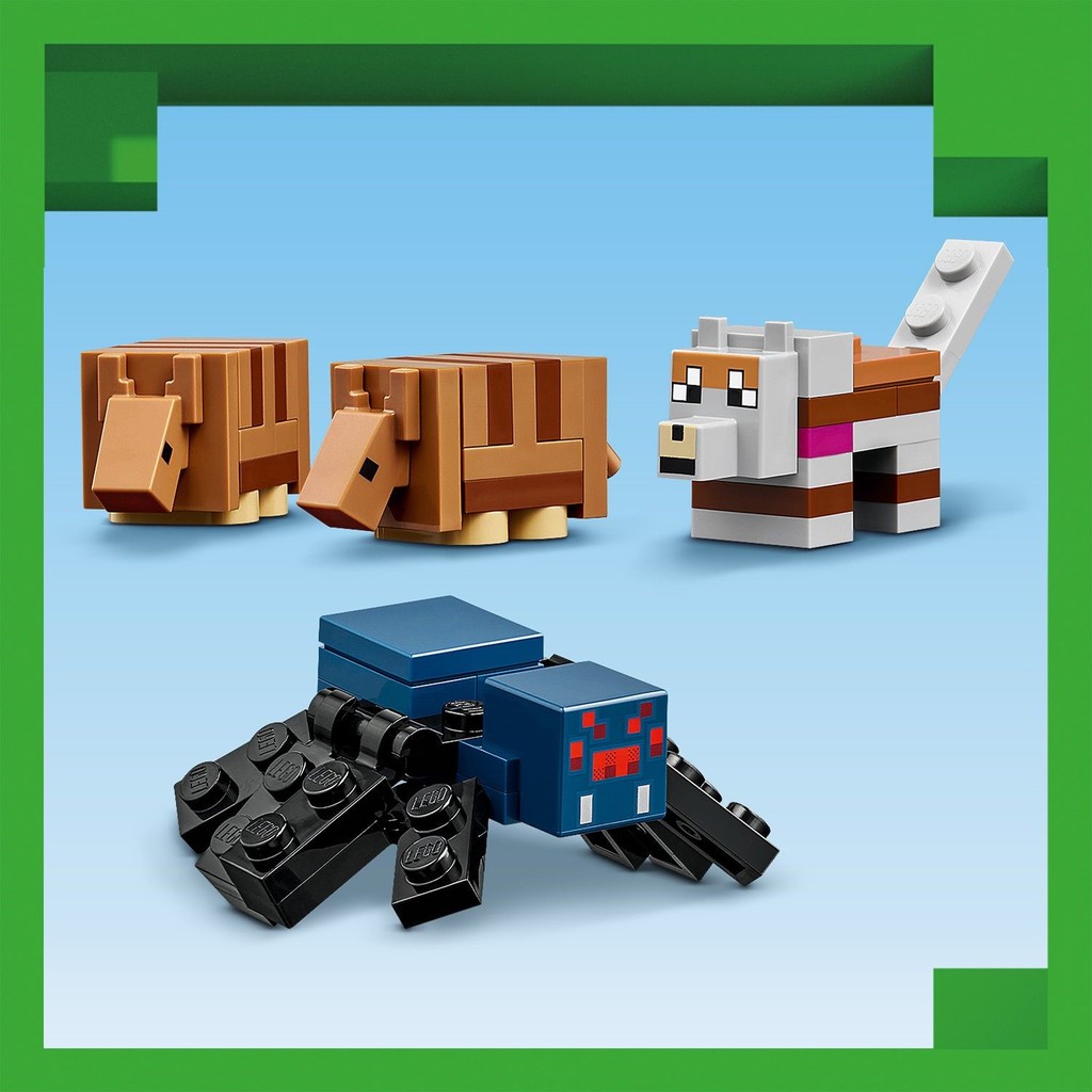 LEGO 21269 Minecraft The Armadillo Mine Expedition Building Toy Set ...
