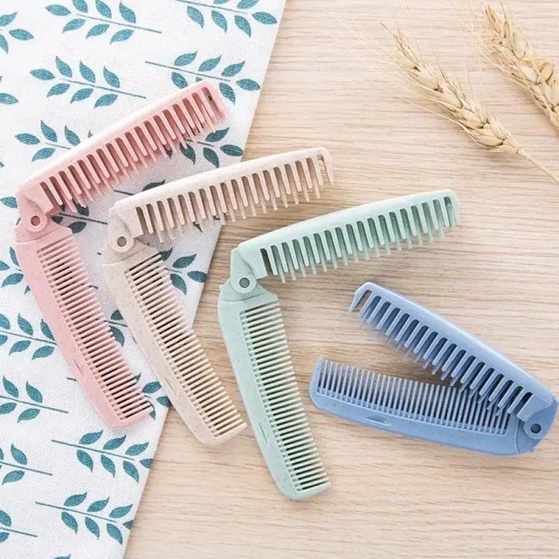 Wheat Straw Foldable Comb Travel Portable Anti-Static Massage Combs ...