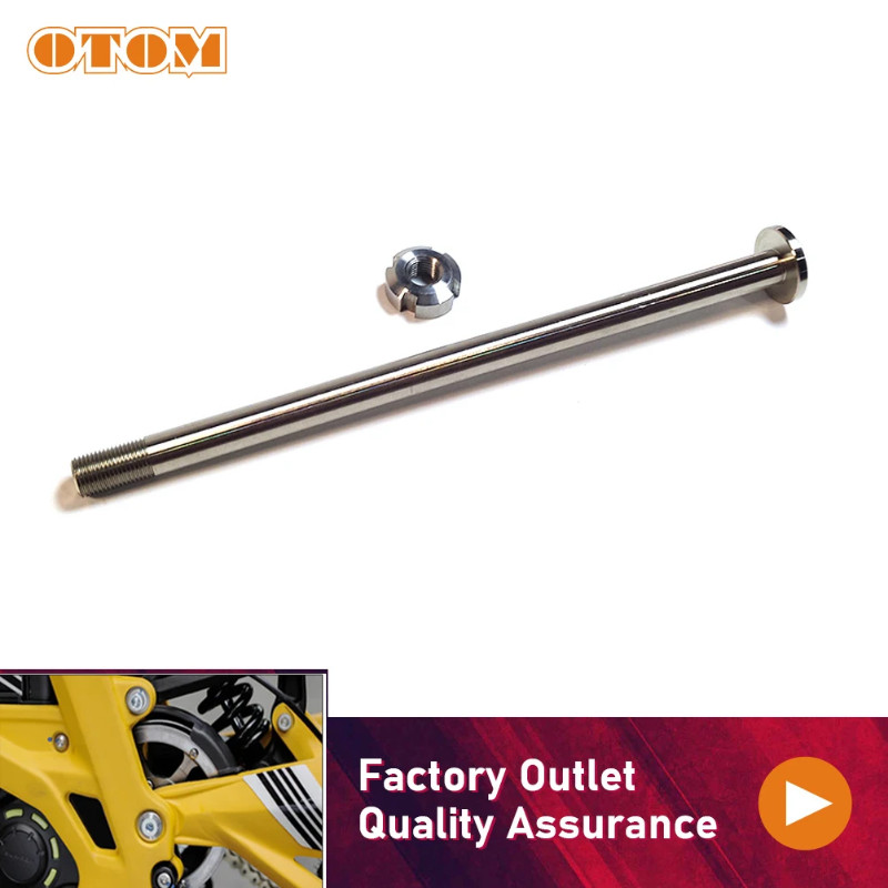 Motorcycle Rear Fork Mid.Shaft Swing Arm Axle With Nut Screw For SURRON ...