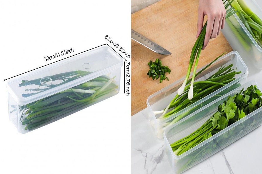 BABY Salad Storage Container Stackable Storage Box Stackable Pasta ...
