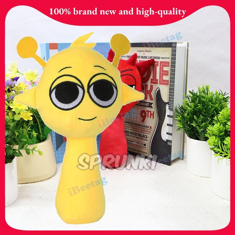 Sprunki Plush Toy Cartoon Stuffed Plushie Doll Raddy/Oren/Pinki/Brud ...