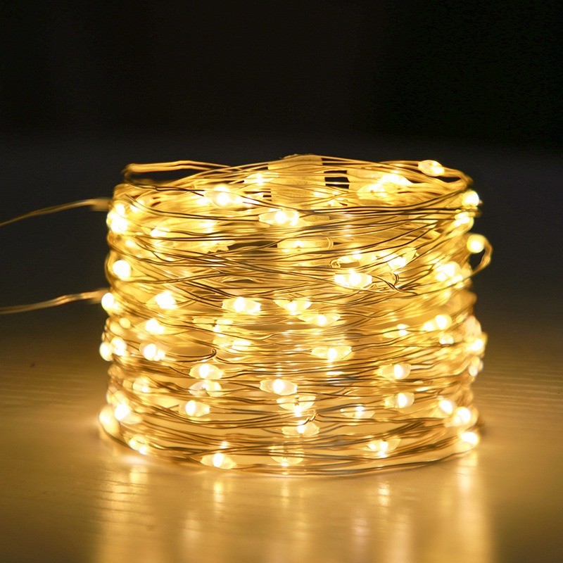 SayYes Lampu 100 LED 10M Fairy Lights Twinkle Starry Lights Decorative ...