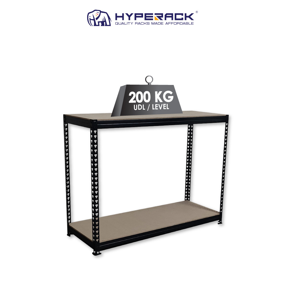 HYPERACK ™️ [Free Shipping] Livin Rack Black Boltless Rack 2 Levels ...