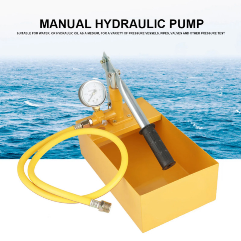 2.5Mpa 25KG Manual Hydraulic Water Pressure Test Pump Pipeline Tester ...