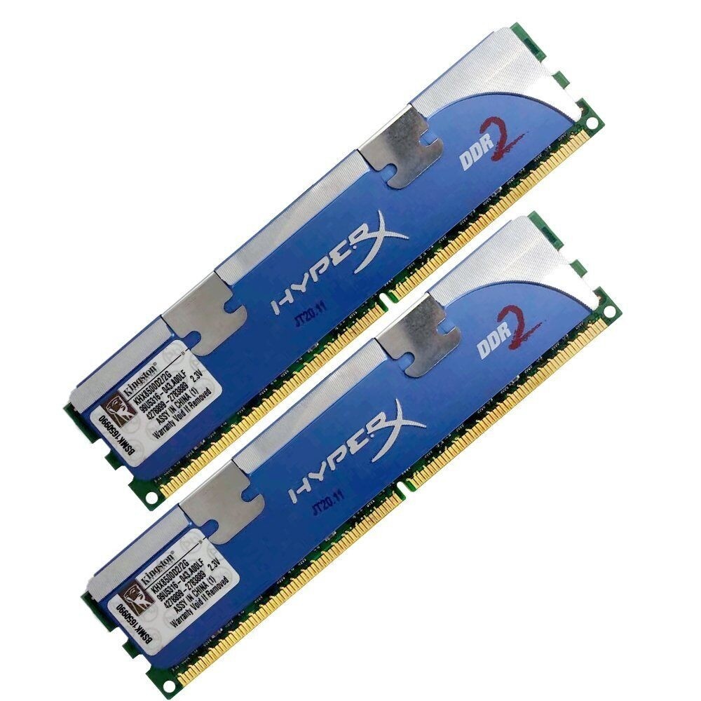 For 4GB (2x 2GB) KHX8500D2/2G PC2-8500U DDR2 1066MHz For Kingston ...