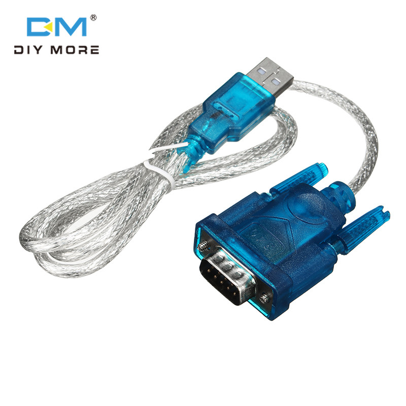 in stock USB To RS232 Serial Line 9 Pin Interface DB9 USB Serial Cable ...