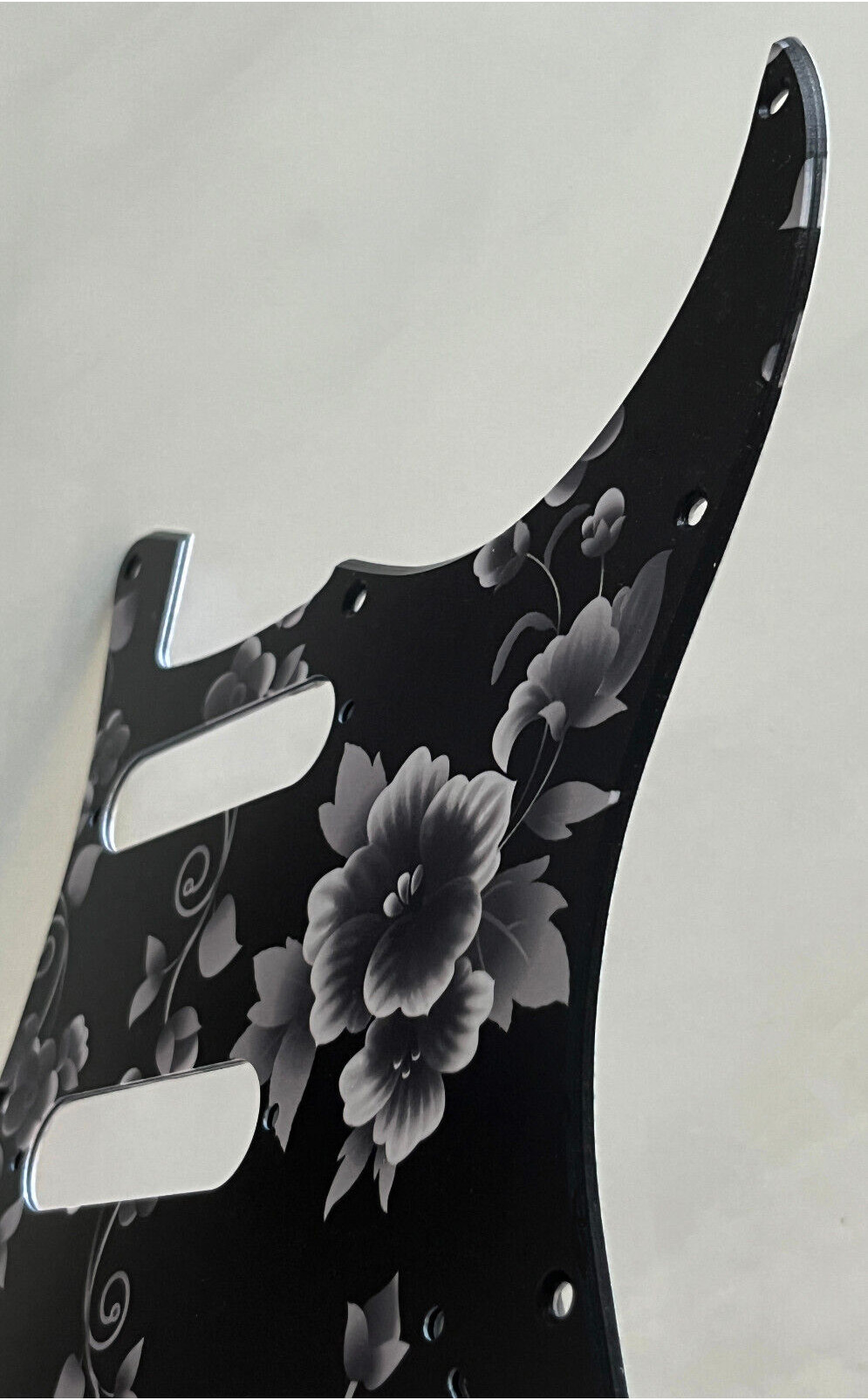 Fender Stratocaster Flower Pattern 3D Pickguard SSS 11 Hole & Tremolo ...