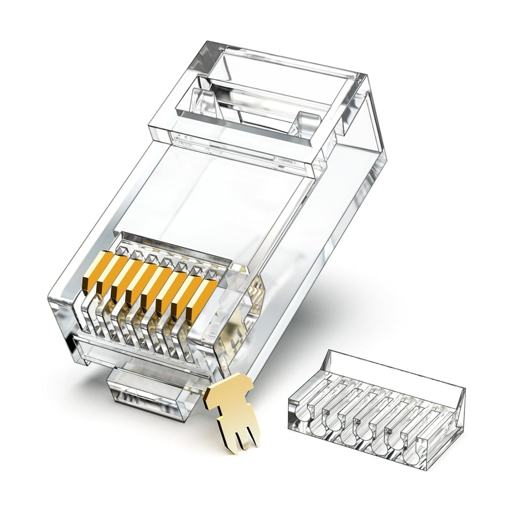 Zoerax Gold Plated Durable And Strong Cat6 Connector (2 Pcs) | Shopee ...