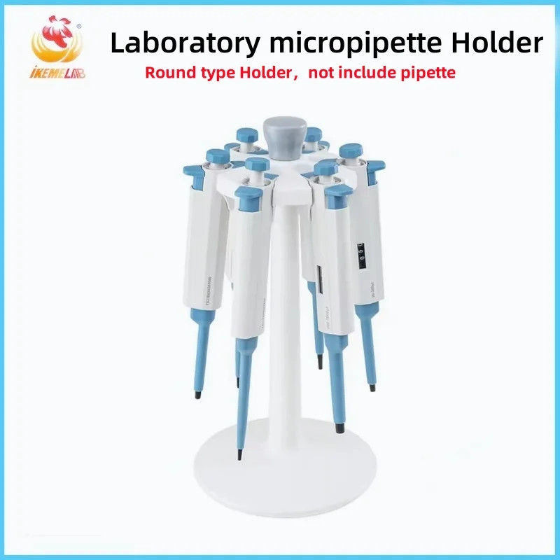 IKEME Laboratory Pipette Rack Round Pipette Holder For Placing ...