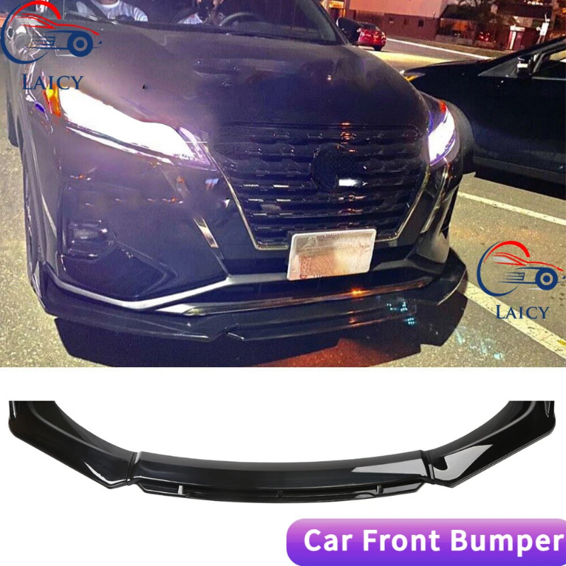 LAICY For Nissan Kicks 2017-21 Front Bumper Lip Chin Spoiler Splitter ...