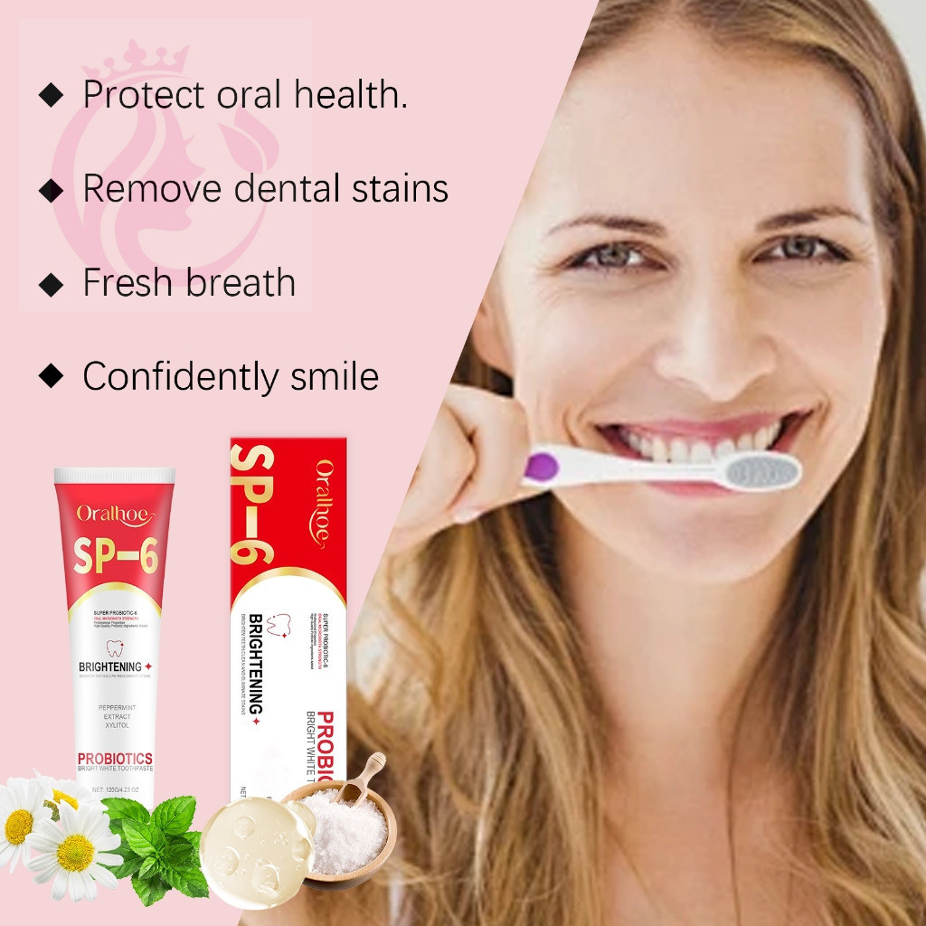 Probiotic Whitening Toothpaste Helps Clean and Clean, Reduce Stains and ...