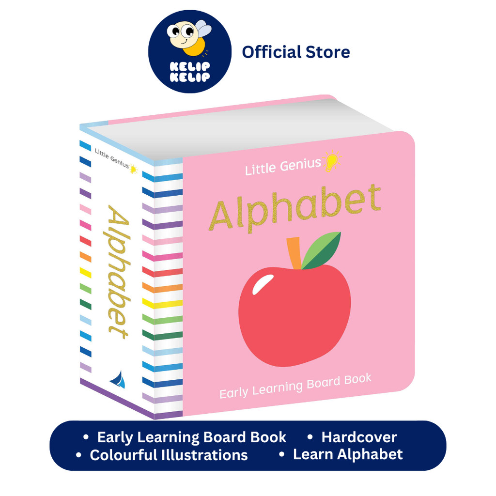 Little Genius Alphabet Early Learning Chunky Board Book For Kids To ...