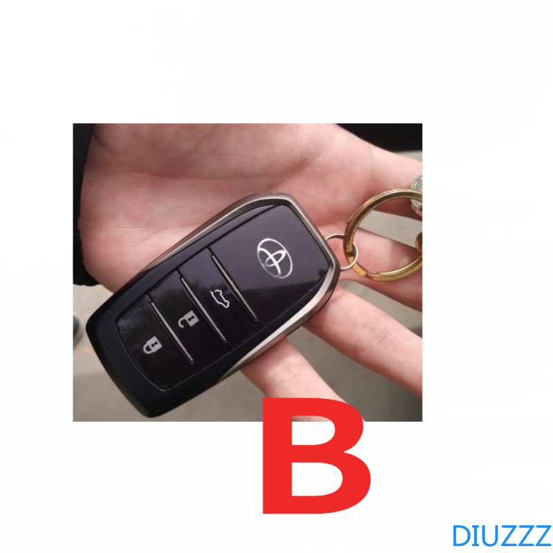3 button Metal Car Remote Key Case Cover for Toyota Prius Camry Corolla ...