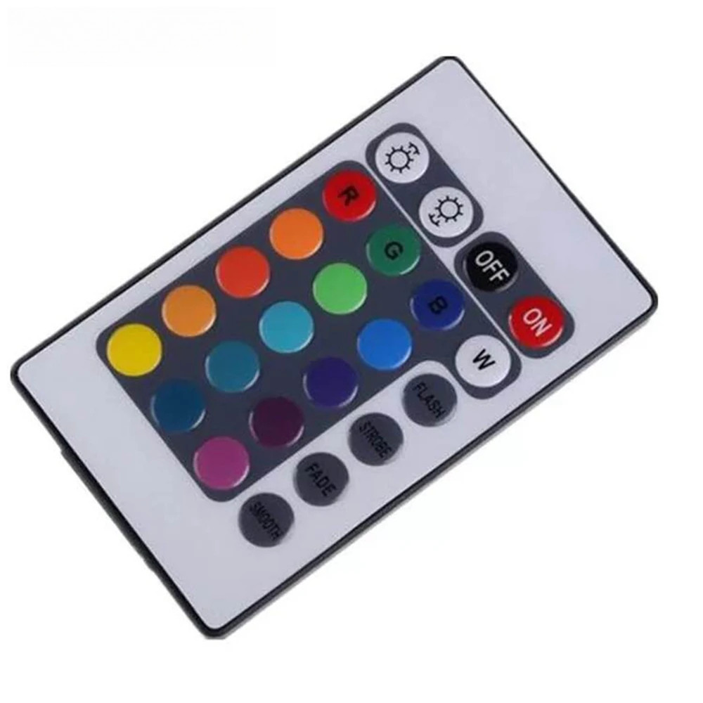 DC12V 24Key Led RGB Control Box IR RF Remote Infrared Wireless ...