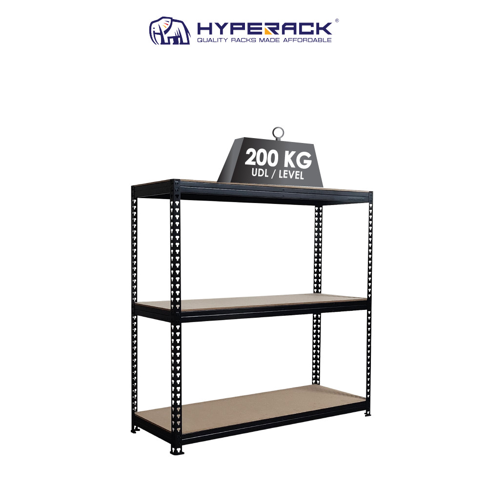HYPERACK ™️ [Free Shipping] Livin Rack Black Boltless Rack 3 Levels ...