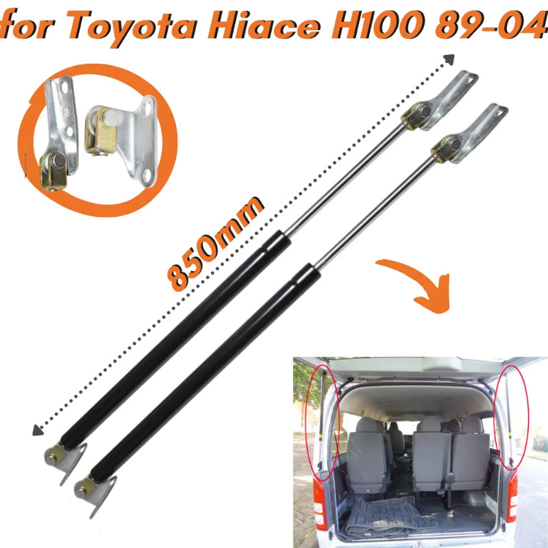 Pair Of Rear Door/Tailgate Gas Struts For Toyota Hiace Van 1989-2004 (LH/RZH103/113)