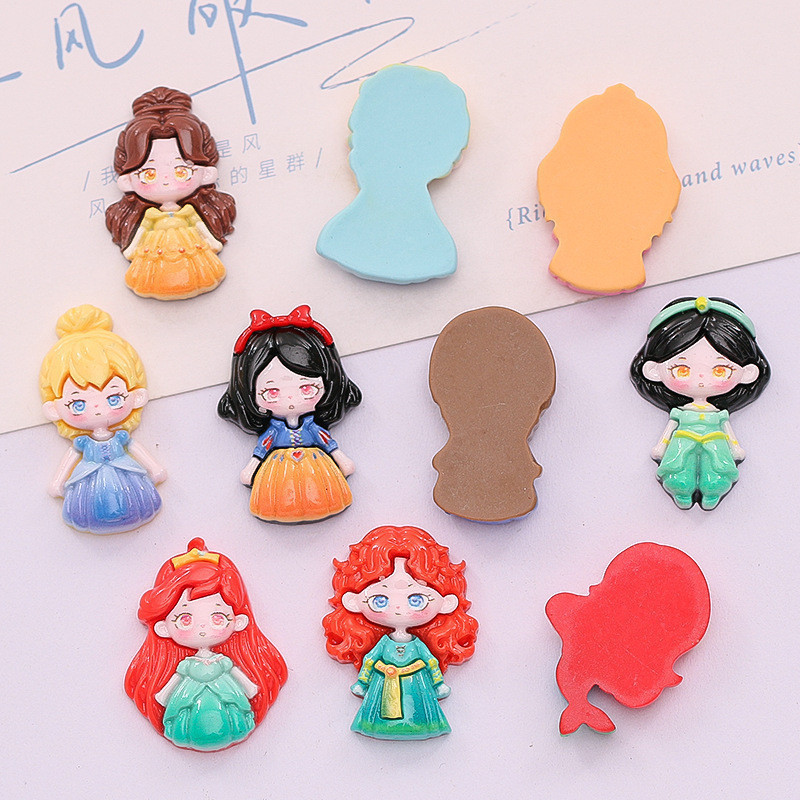 Cute Cartoon Princess jibits Charm Disney Jibbits for Crocks Mermaid ...