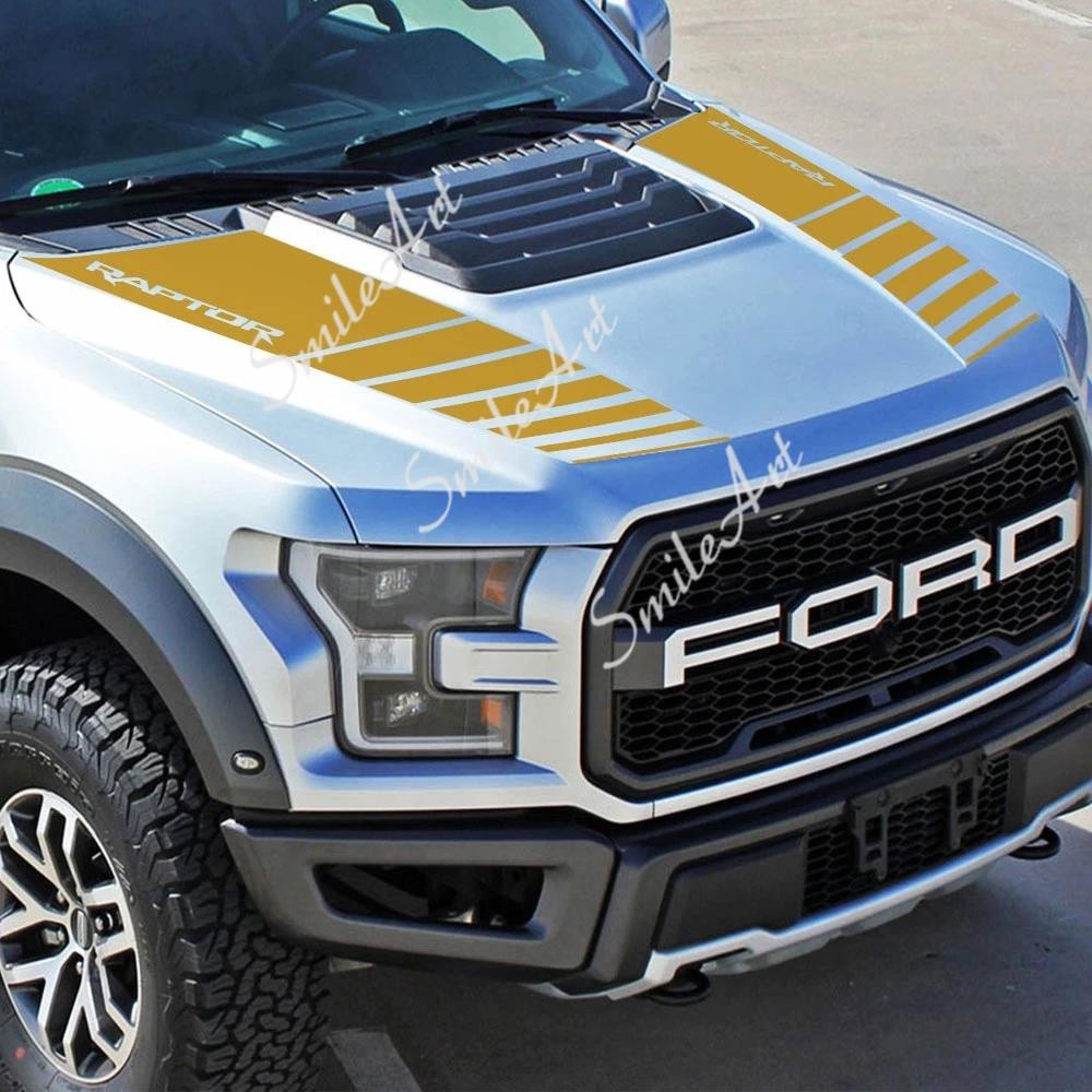 in stock 49cmX100cm Car Hood Cover Graphic Vinyl Stickers For Ford ...