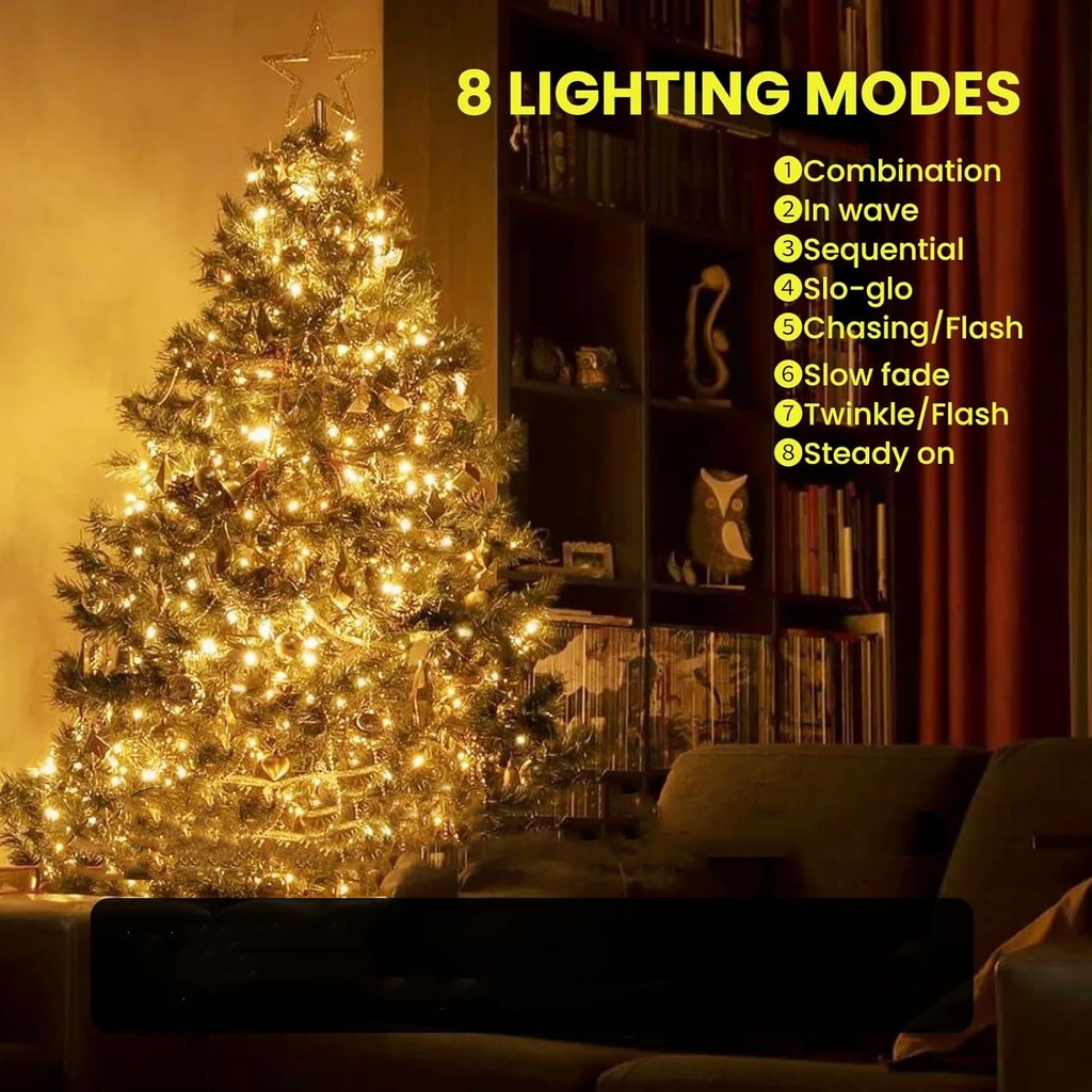 20~100m LED Christmas Firecracker Fairy Lights Plug in With Remote ...