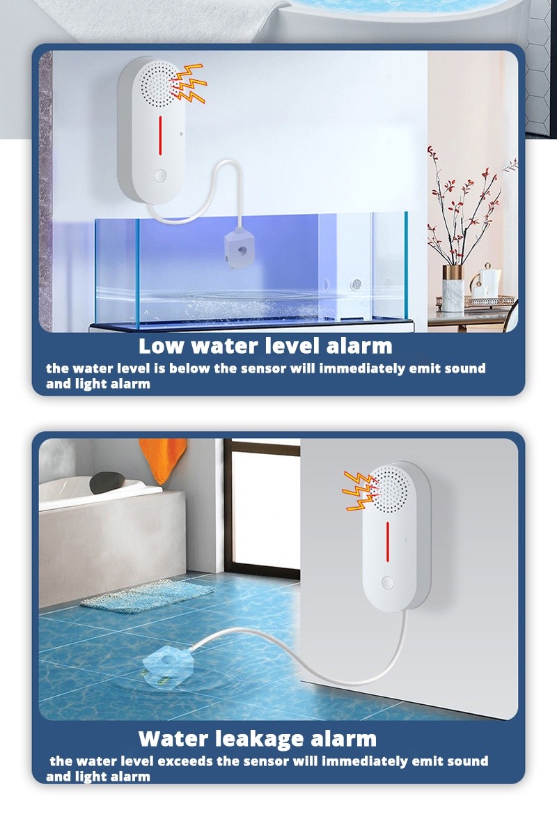 Tuya Wi-Fi Water Leak Sensor Detector Alarm Flood Leakage Level Overflow Alarm - View #9