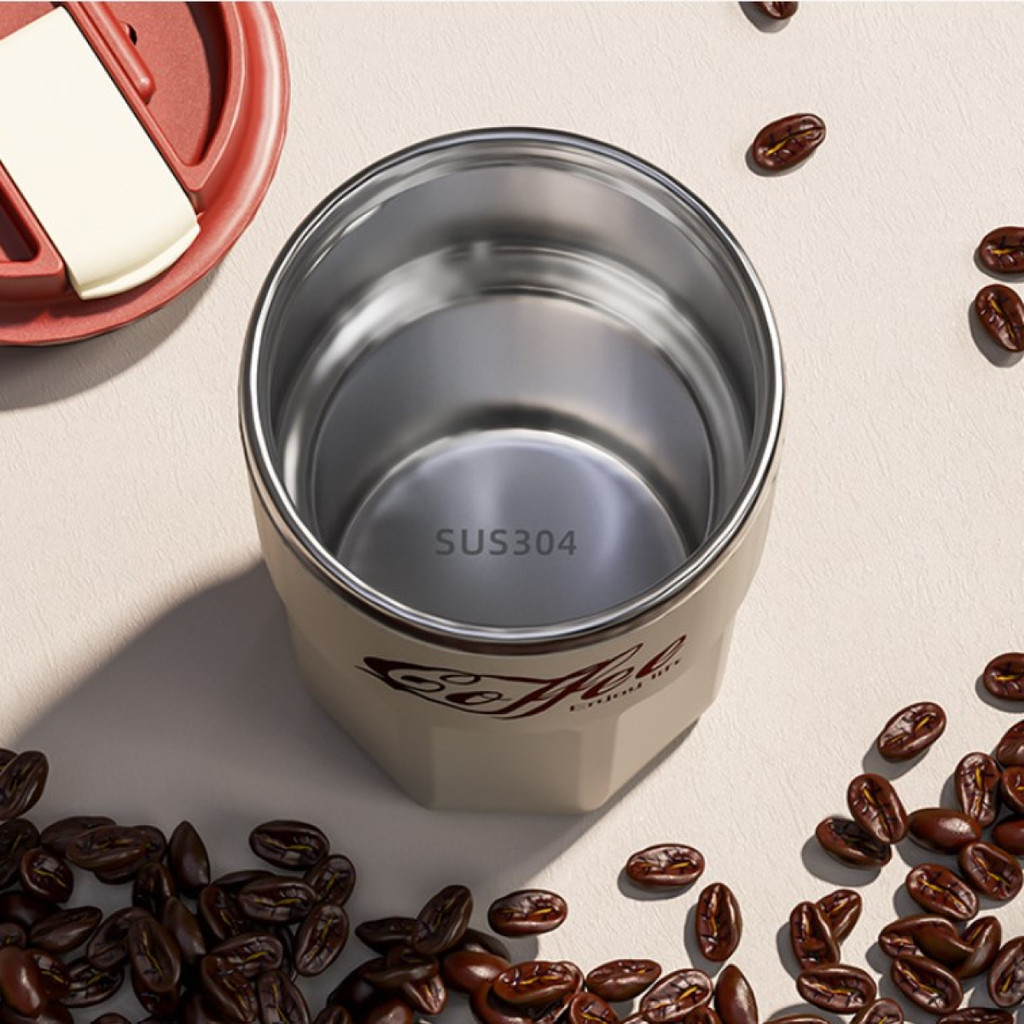 ASP Coffe 304 Portable Water Cup High Looking Creative Household Straw ...