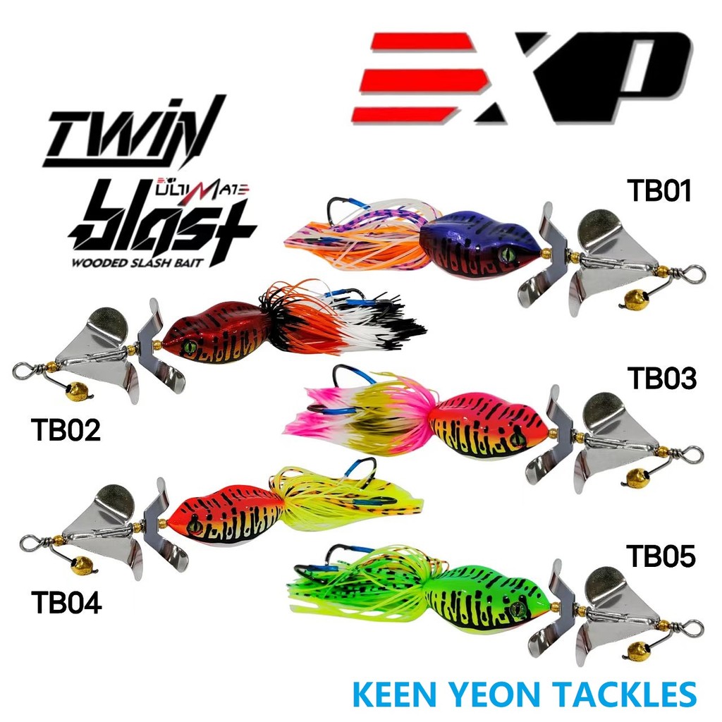 EXP TWIN BLAST ULTIMATE BUZZ BAIT FISHING LURE 43mm ( L-TB ) | Shopee ...
