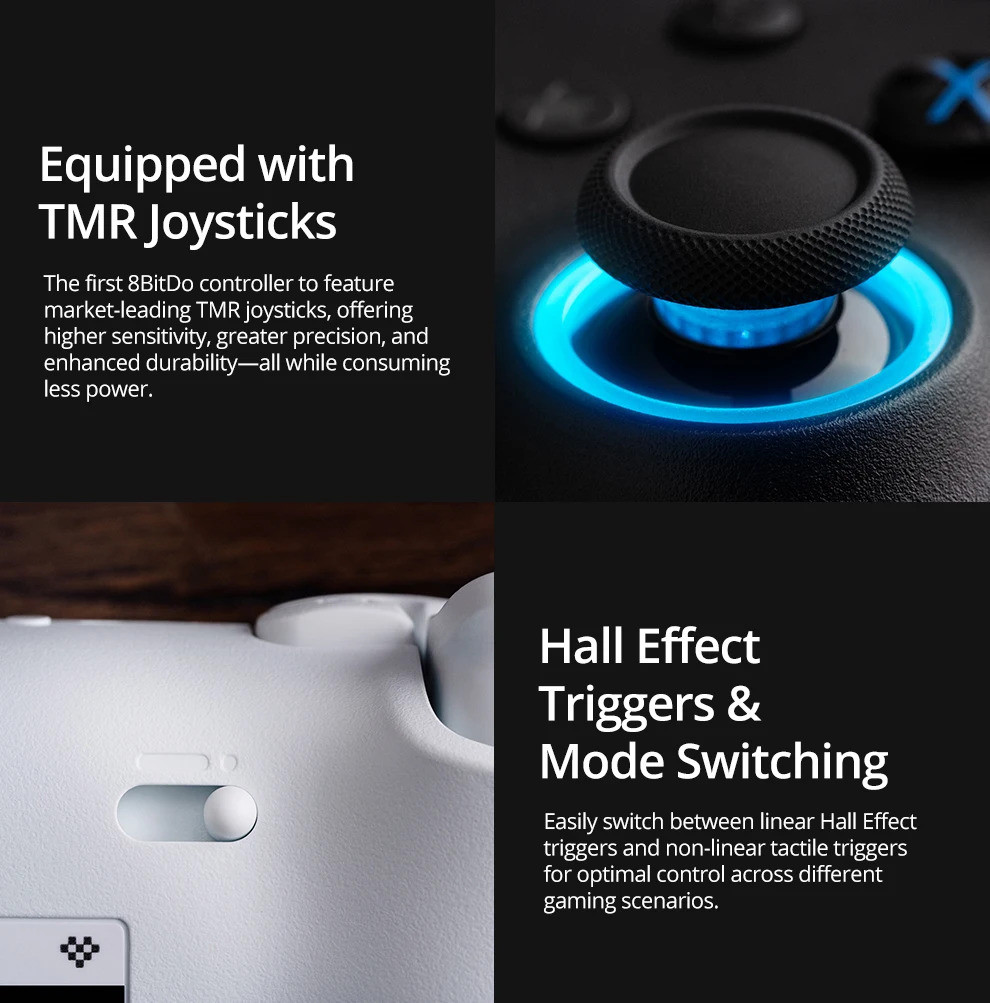 8BitDo Ultimate 2 Wireless Controller Gamepad With 8Speed Exclusive ...