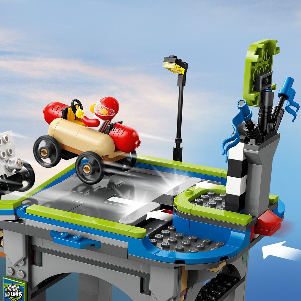 LEGO 60460 City No Limits: Race Car Ramp Track Building Toy Set (436 ...