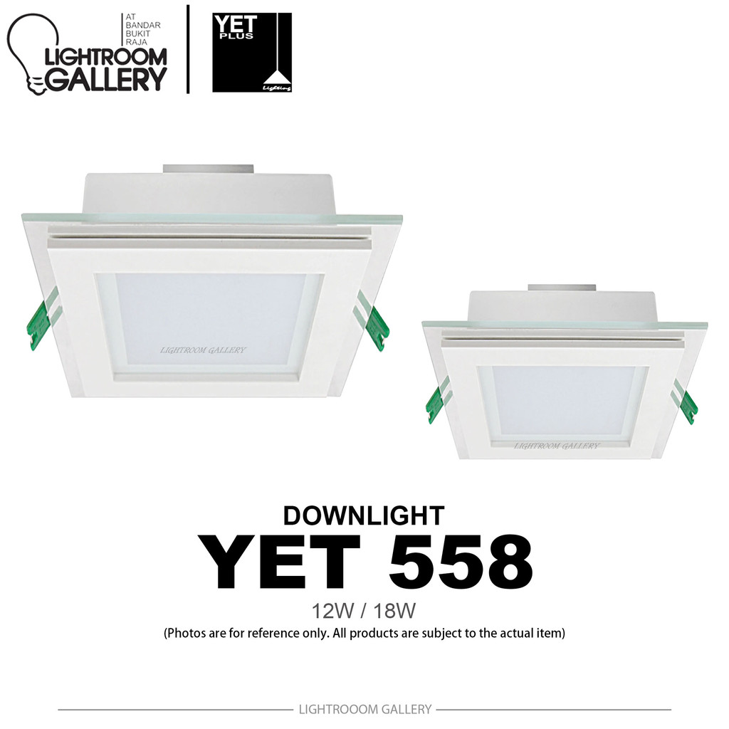 YETPLUS - Y558 12W / 18W RECESSED LED DOWNLIGHT ( DAYLIGHT / COOLWHITE ...