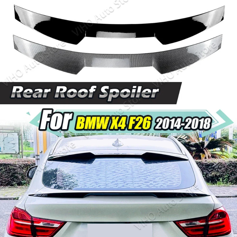 For BMW X4 F26 2014-2018 Car Rear Trunk Middle Fixed Splitter Roof ...