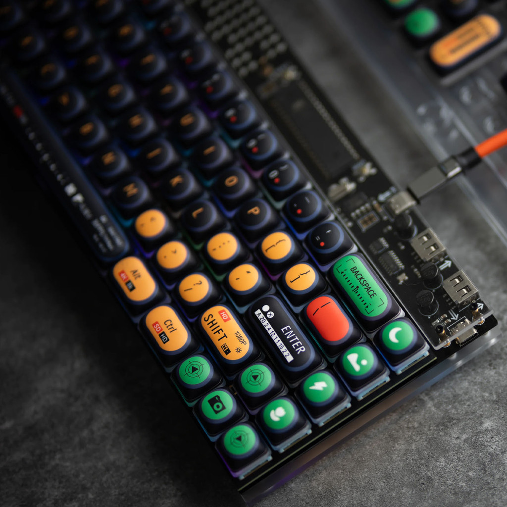Camera Keycap MOG Profile 125 Keys PBT Wooting EZ63 Mad68 Aula F75 ...
