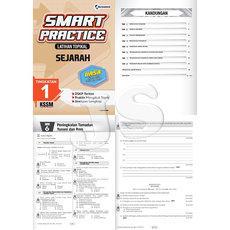 (SI)SMART PRACTICE LATIHAN TOPIKAL TINGKATAN 1 UASA KSSM 2025 | SMART ...