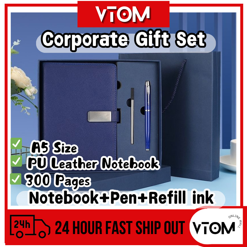 VTOM Notebook Corporate Gift Set Souvenir Gift For Corporate Business ...