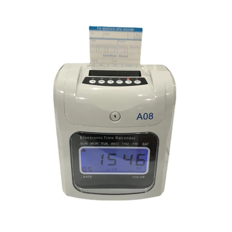 Electronic Attendance Machine Digital Time Recorder Office Staffs Check ...