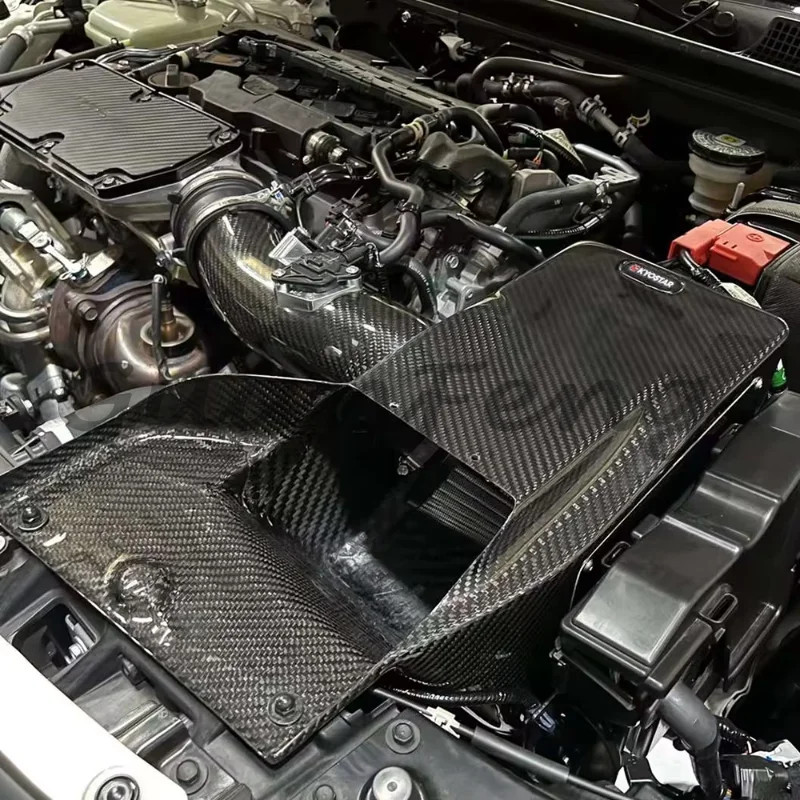 For Honda Civic Type R 2022+High Flow Carbon Fiber Cold Air Intake ...