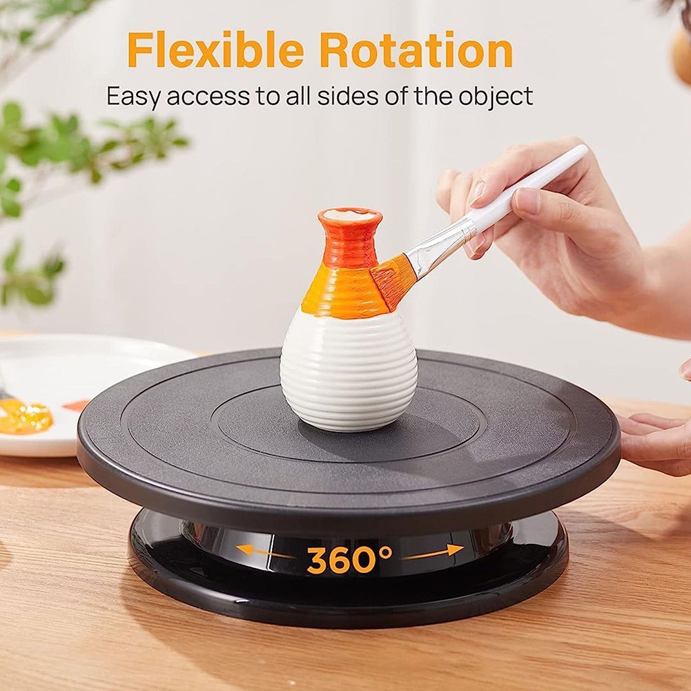 [Ready stock]10.8Inch Cake Turntable Rotary Table Spinner Revolving ...